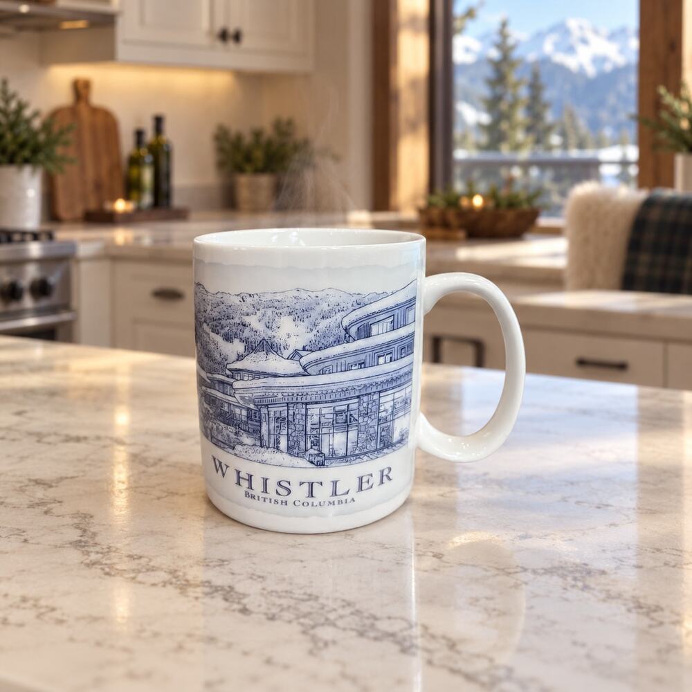 Starbucks Whistler Mug 18 oz British Columbia Coffee Cup 2006 Collector
